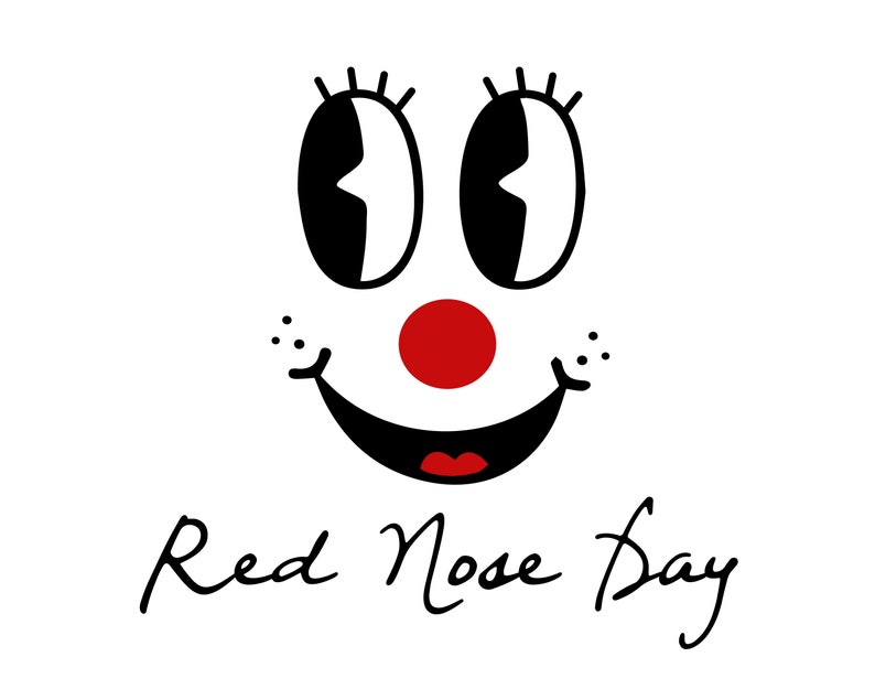 Red Nose Day Svg Red Nose Day Cut File Digital Download Etsy UK