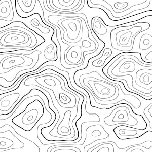 Conception de modèle topographique eps, modèle de carte SVG, modèle de topographie, plan de contour eps, topographie de paysage