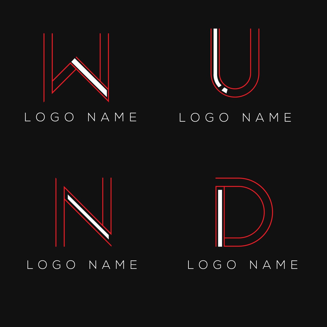 W Letter Svg N Letter Logo U Letter Eps D Letter Clipart W - Etsy