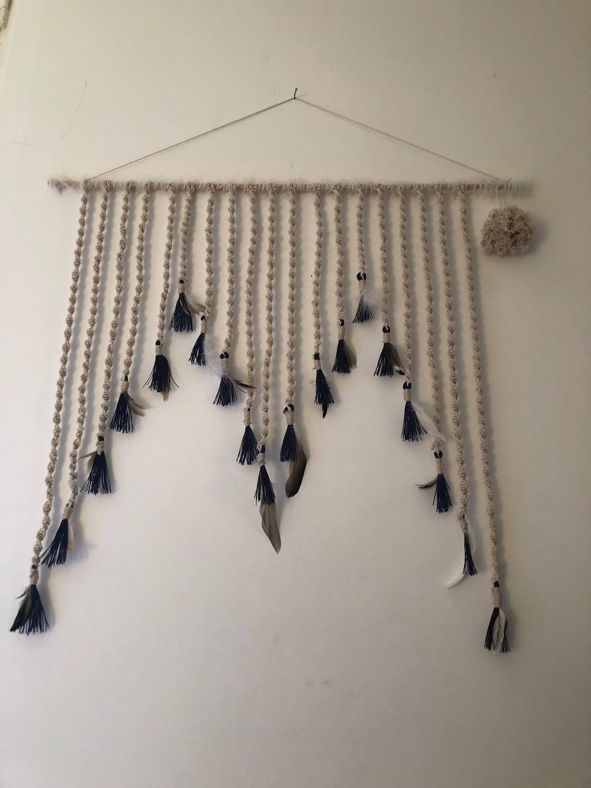 Tenture Murale en Macramé