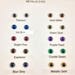 12 mm safety eyes - 5 pairs - handpainted - metallic colours - Amigurumi safety eyes - plastic animal eyes - teddy bear supplies - craft eye