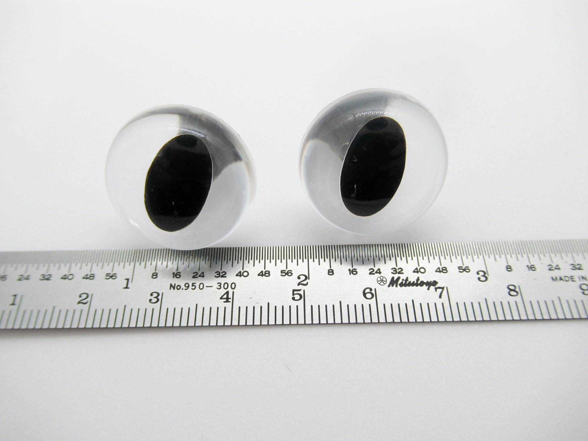 1 Pair 14mm Article UL Plastic Safety Eyes Round Pupils Plastic