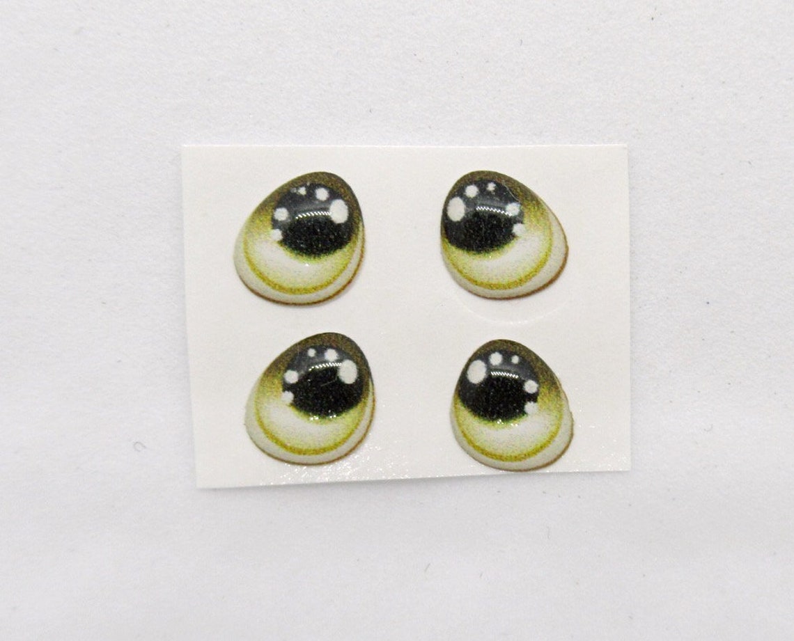 3D eye stickers 2 pairs self adhesive resin eyes sticky Etsy