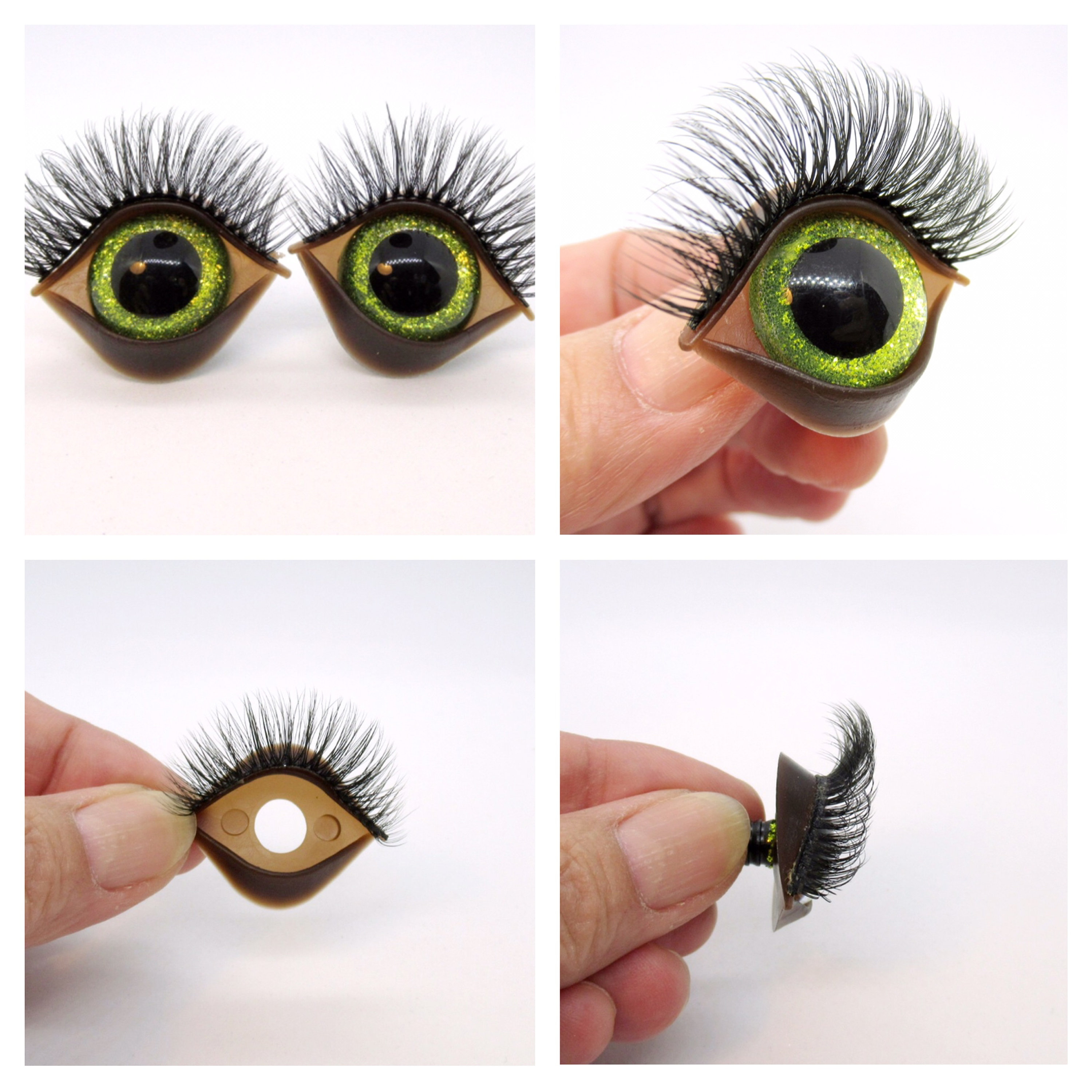 10Pcs DIY Doll False Eyelashes Eye Lash For Toys Dolls Accessories