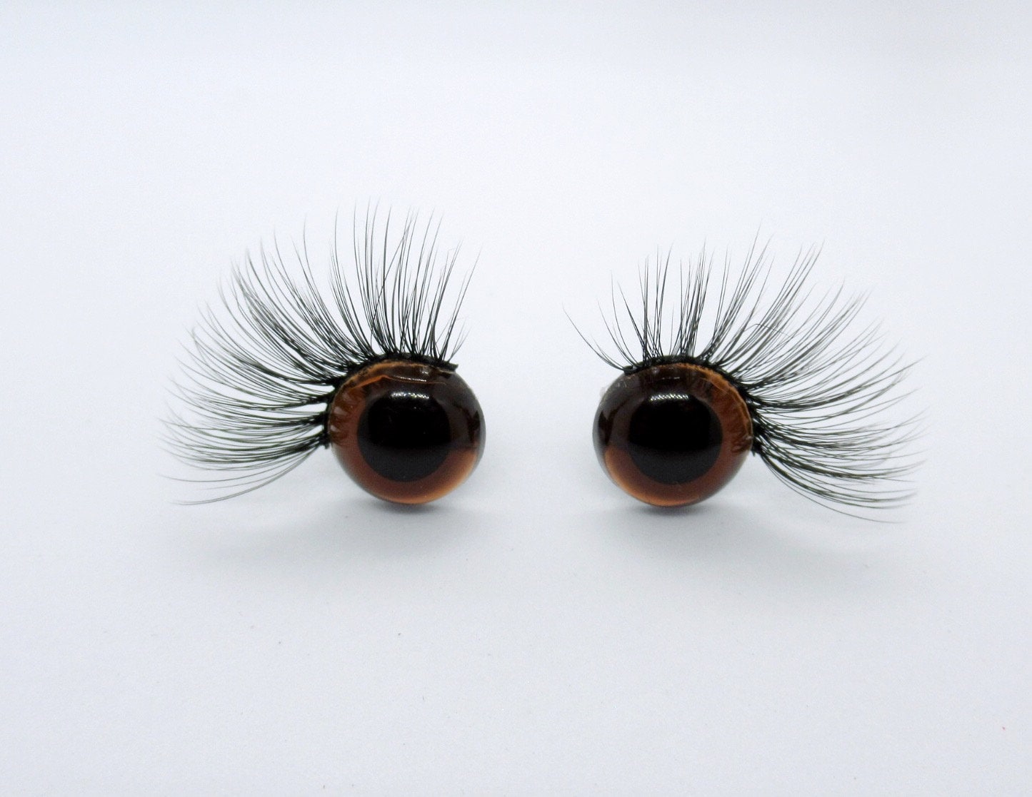 One Pair of Hand Painted 30mm Safety Eyes With or Without Lashes Custom  Hand Painted Safety Eyes Doll Eyes Craft Eyes Plastic Eyes 
