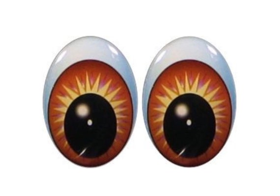 Comical Safety Eyes 1 Pair Amigurumi Safety Eyes Plastic Comic Eye Large  Eyes Funny Eyes 36mm Black and White Eyes 