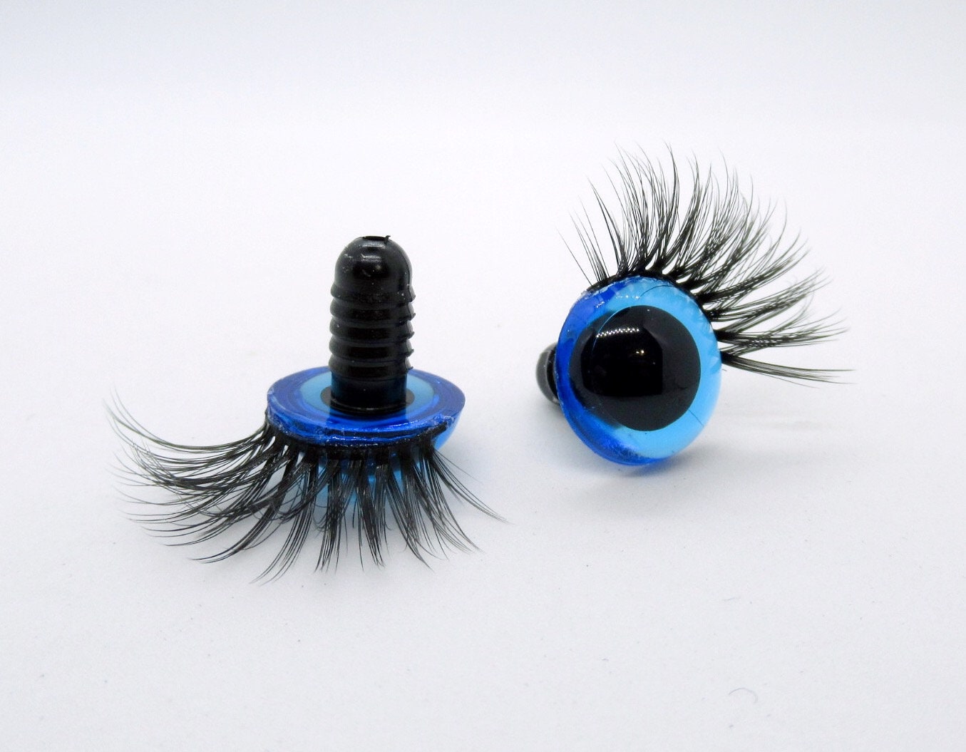Safety Eyes With Eyelashes 15 Mm Safety Eyes Translucent Etsy