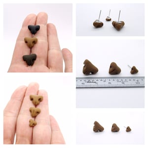 Big nose shop deer cat earrings