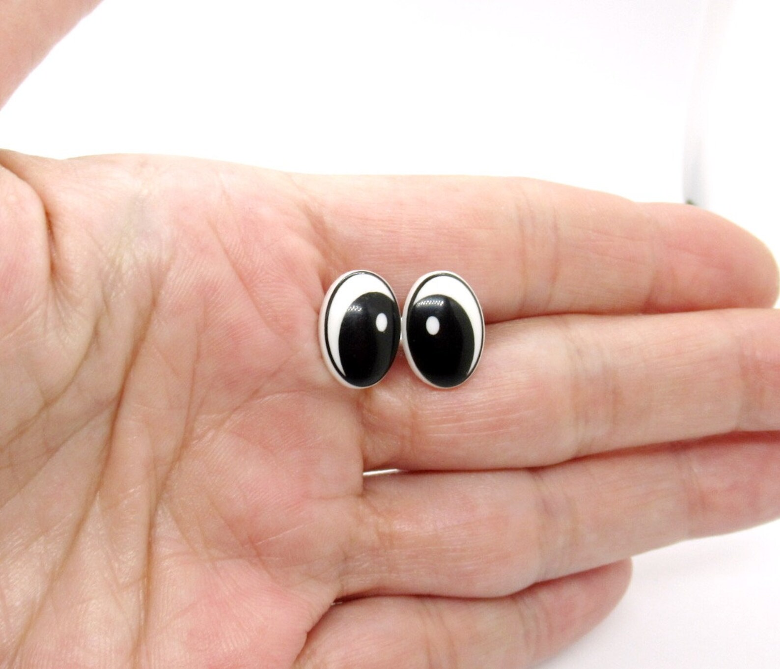 14mm X 10mm Safety Eyes 1 Pair Amigurumi Safety Eyes Etsy