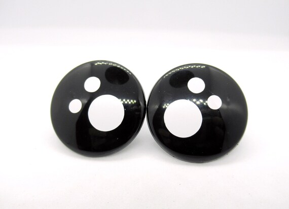 Black Safety Eyes 30mm Large Eyes Flat Eyes Kawaii Style Eyes