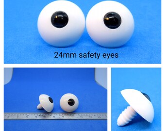 Safety Eyes White 20mm per pair