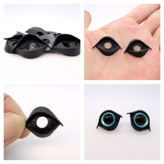 Safety Eyes for Stuffed Animals - Plastic Eyes for Crafts - 15 mm