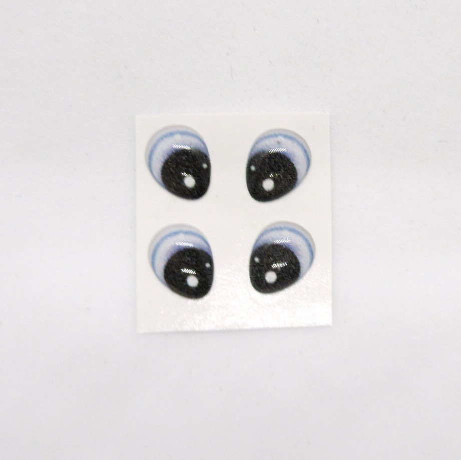 3D Eye Stickers 2 Pairs Self Adhesive Resin Eyes Sticky Etsy