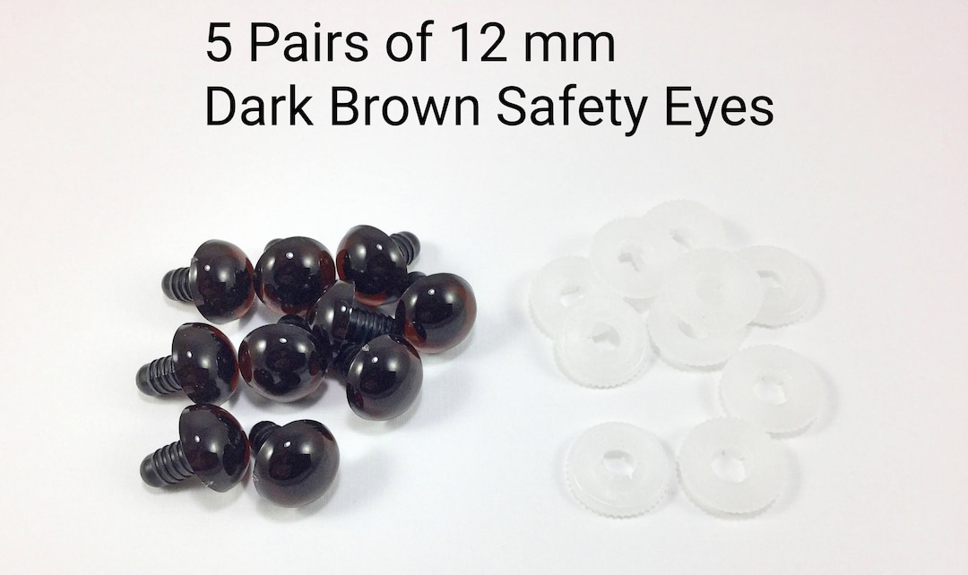 21 Mm Safety Eyes 5 Pairs of Clear Eyes Safety Eyes Slit Pupils Animal Eyes  Plastic Animal Eyes Teddy Bear Supplies Craft Eye 