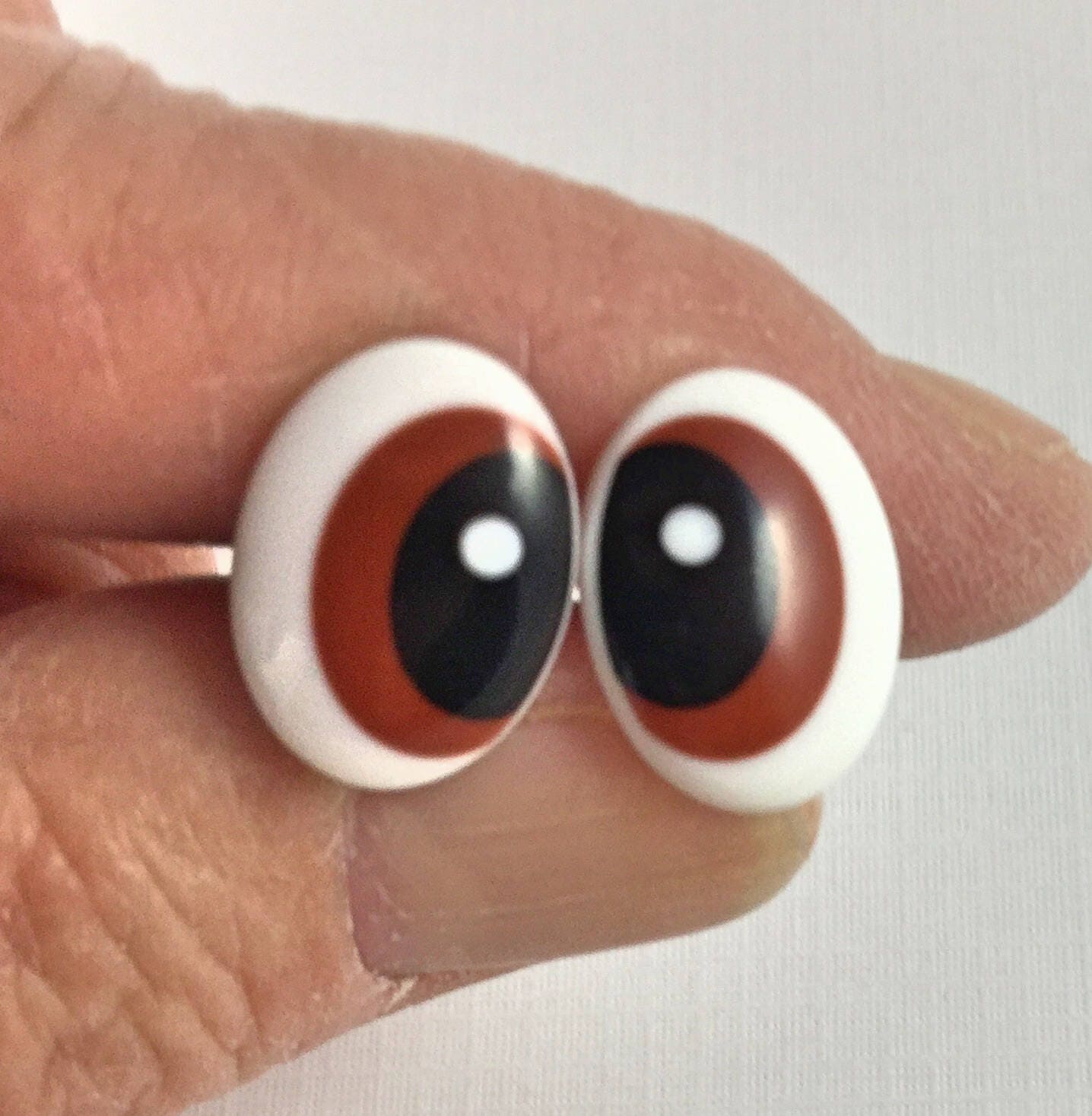 15mm X 11mm Safety Eyes 1 Pair Amigurumi Safety Eyes Etsy Canada