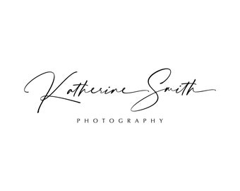 Premade Signature Logo, Script Logo, Signature Photography Logo, Handwritten Logo, Elegant  Logo, Script Font, Calligraphy Logo, Simple Logo