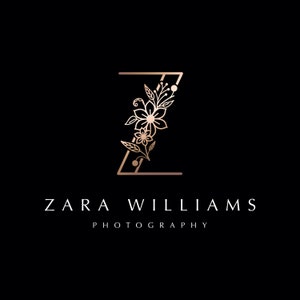 Floral Logo, Monogram Logo, Premade Logo, Event Planner Logo, Wedding Planner Logo, Name Logo, Watermark Logo, Business Logo, Initials Logo