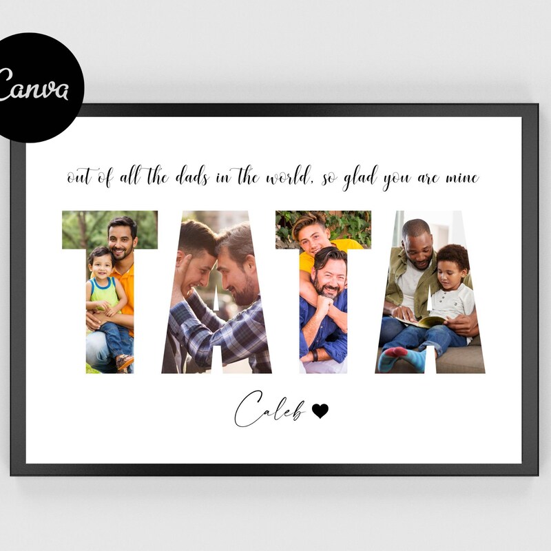 Fathers Day Photo Frame - Etsy