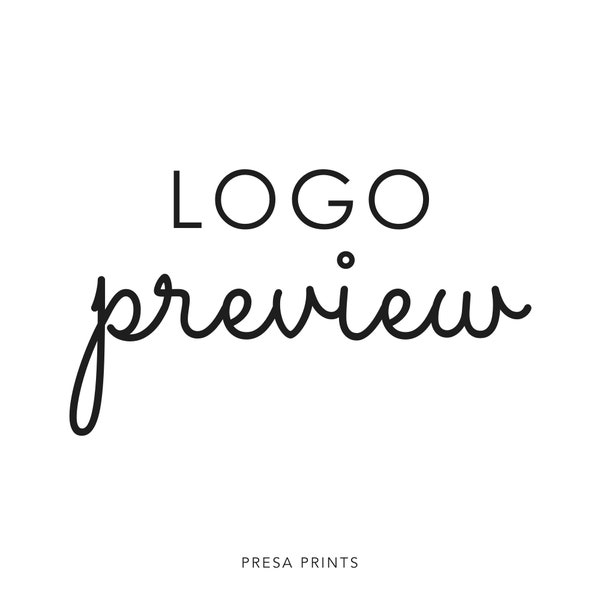 Logo Preview Try Before You Buy Pre made Logo Sample