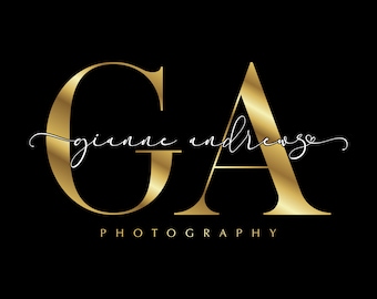 Premade Signature Logo Design Gold Logo Real Estate Logo