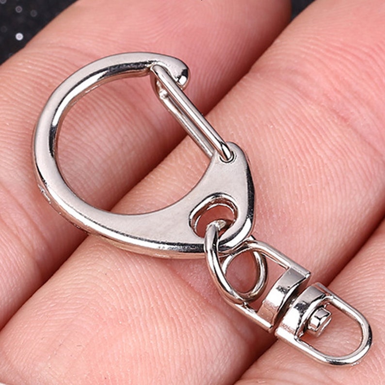 Metal Alloy Key Chain With Swivel Buckle Snap Hook connected Etsy