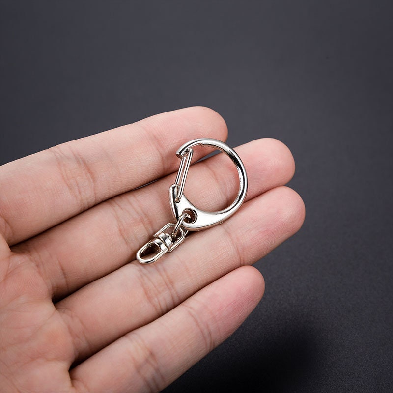 Metal Safety Snap Hook Key Chain C swivel snap hook key ring | Etsy