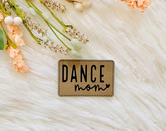Dance mom leather hat patch
