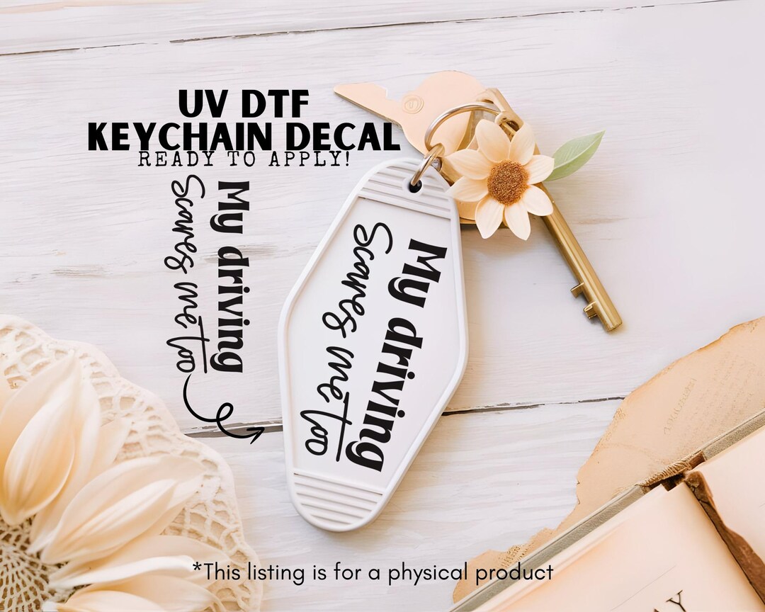 Uv Dtf Motel Keychain Decal, Hotel Key Stickers, Hotel Key Transfers ...