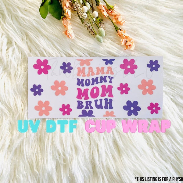 Uv Dtf Cup Wrap Ready to Apply Etsy