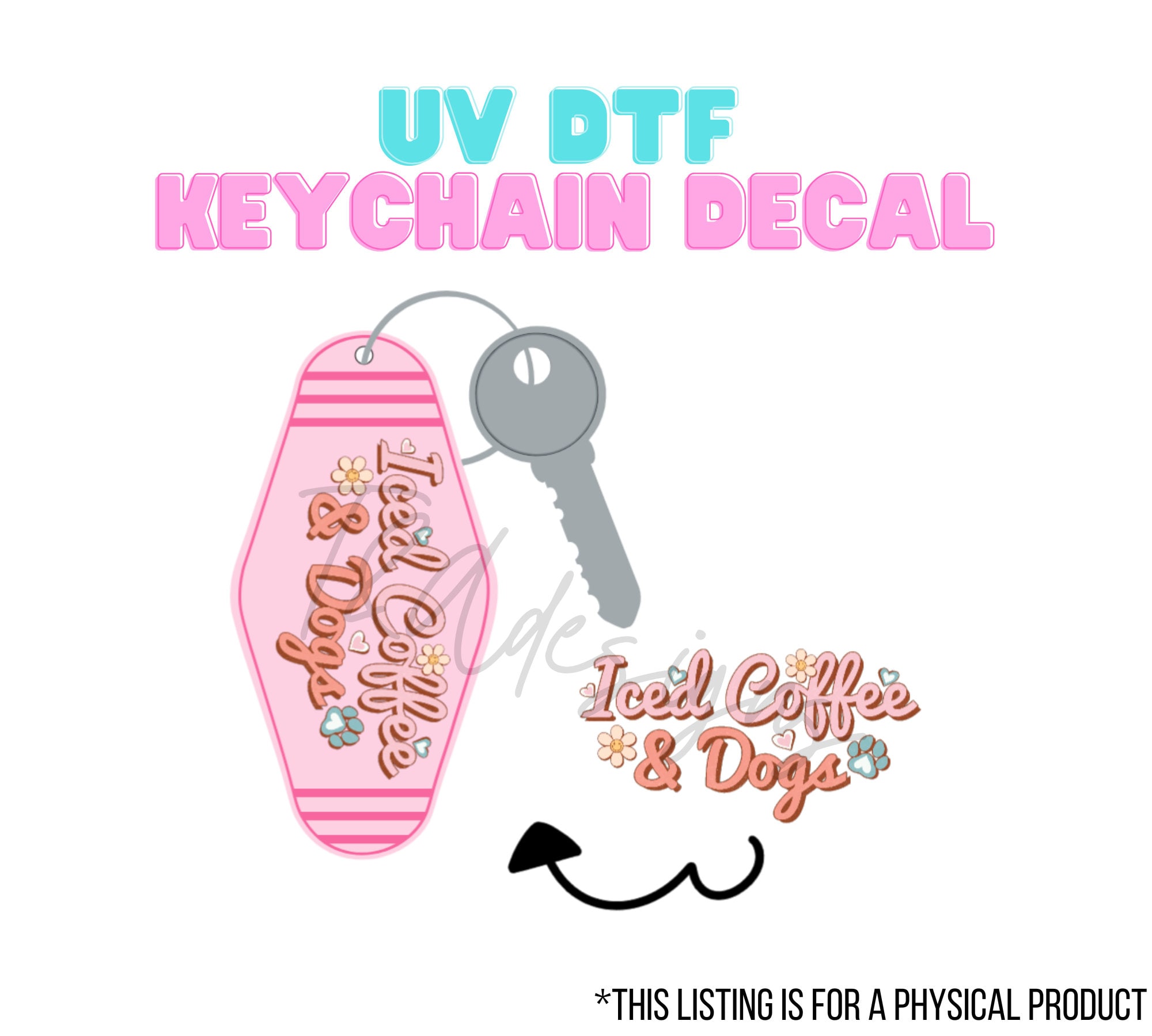 Uv Dtf Keychain Transfer, Uv Dtf Decals for Motel Keychains, Uvdtf Motel  Tag, Keychain Quotes 