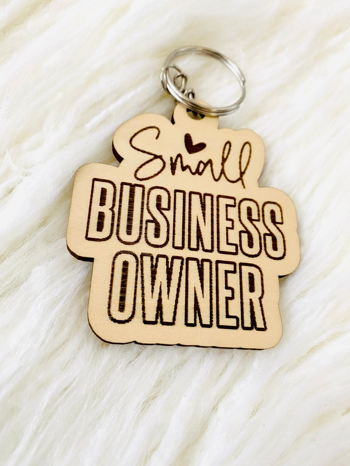 Small business owner keychain Business owner keychain Small Etsy