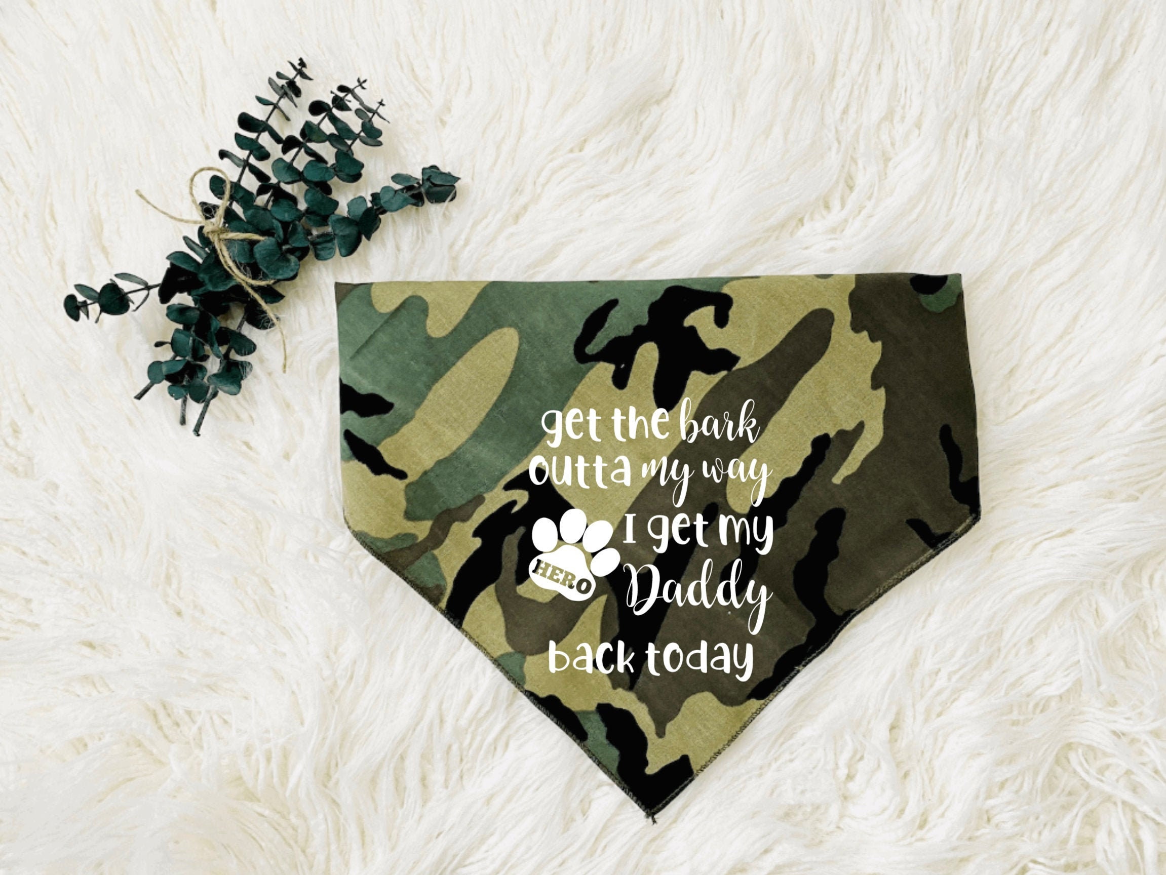 Military dog bandana