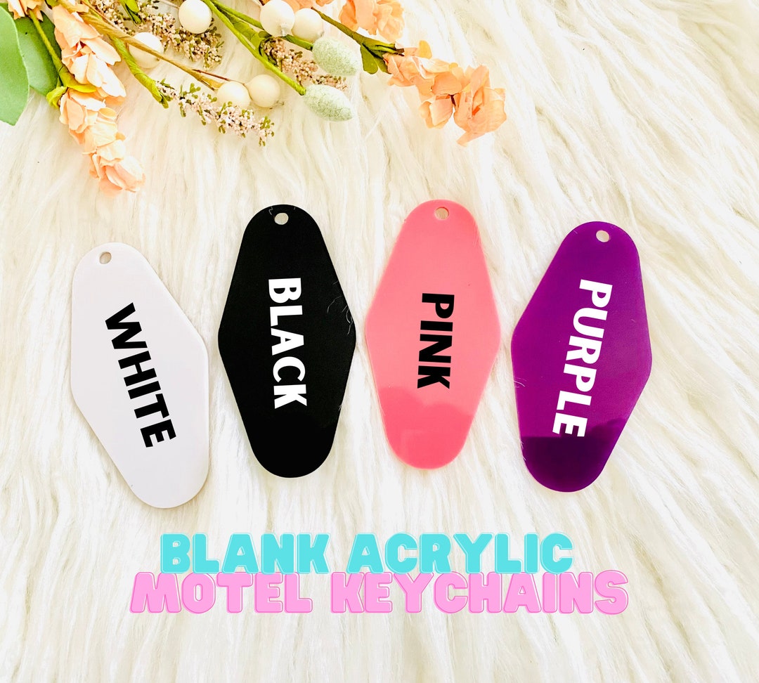 Motelthemed Keychain Blanks, Blank Hotel Keychains, Wholesale Motel