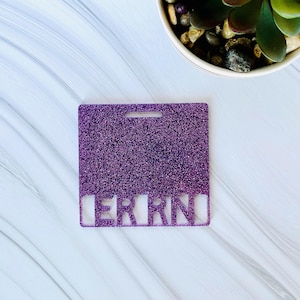 Badge buddy, id holder, medical badge holder, marker parker, badge accessories, sparkly badge buddy