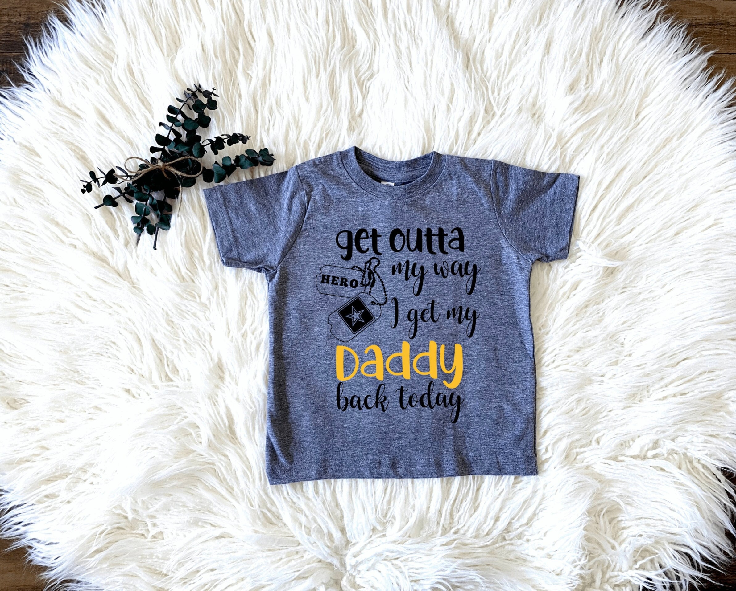 Custom Military Shirts Welcome Home 