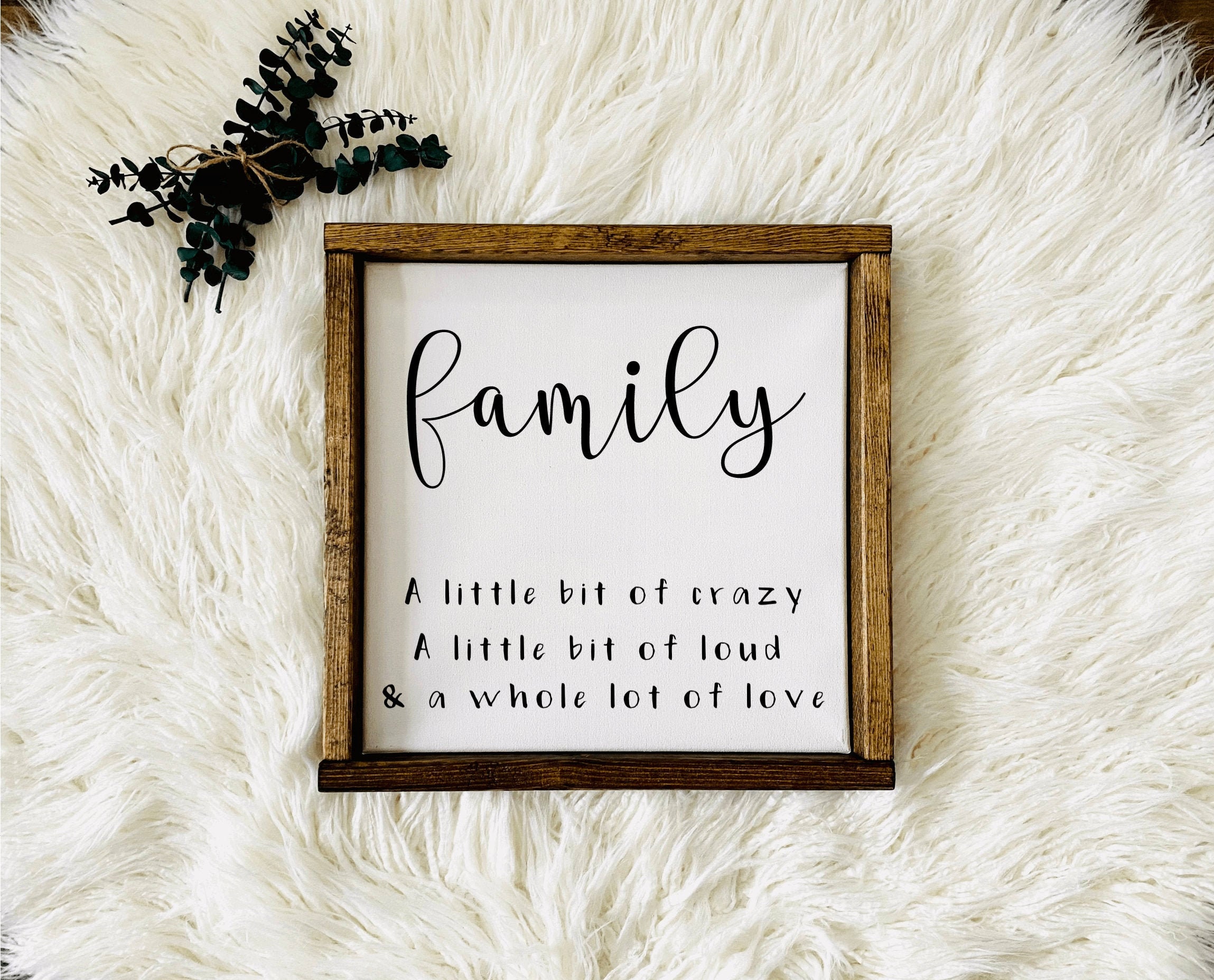 Family saying Sign | Etsy