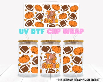 Uv Dtf Cup Wrap Ready to Ship, Ready to Apply Wrap, 16oz Wrap, Stickers for Glass  Cups 