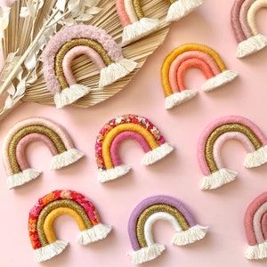Mini Yarn Rainbow: Dollhouse Miniature Decor, Maileg Accessories