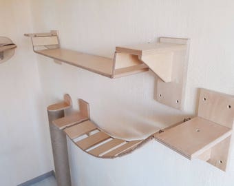 Cat Bed Cat House Scratching Post Cat Cat Hammock Par Cathouseua