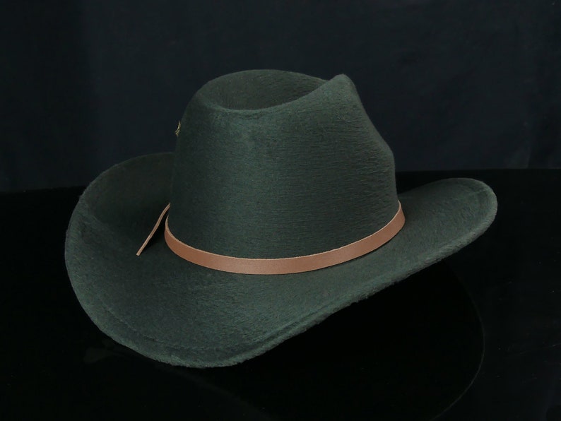 Custom Brown Leather Fedora Hat Bands for Women and Men Etsy