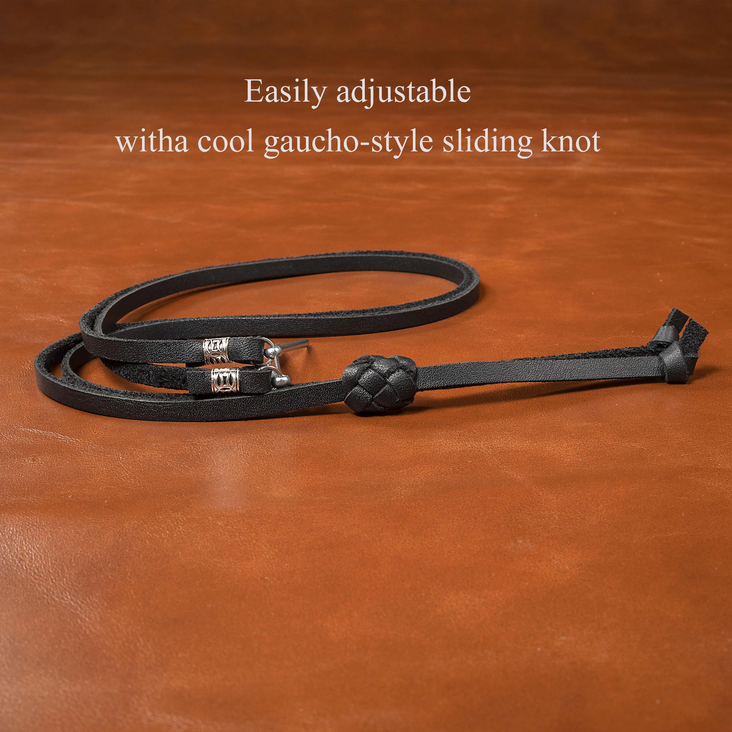 Stampede String Leather Stampede String: Adjustable Cowboy Hat Chin Strap - Etsy
