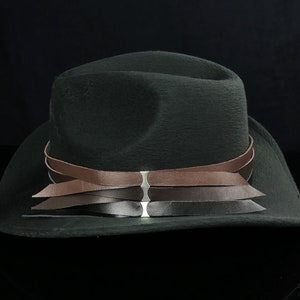 Custom leather hat band, Fedora hat bands,  Western hat band,