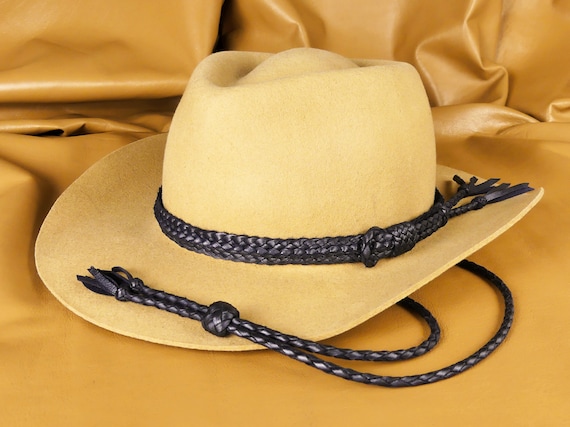 Leather Cowboy Hat Band, Handmade Western Hat Bands 