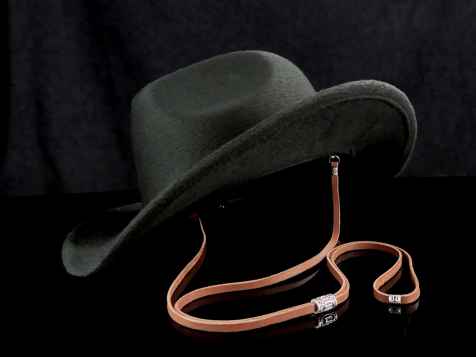 Saddle Custom Leather Stampede String for Cowboy Hats Western Etsy