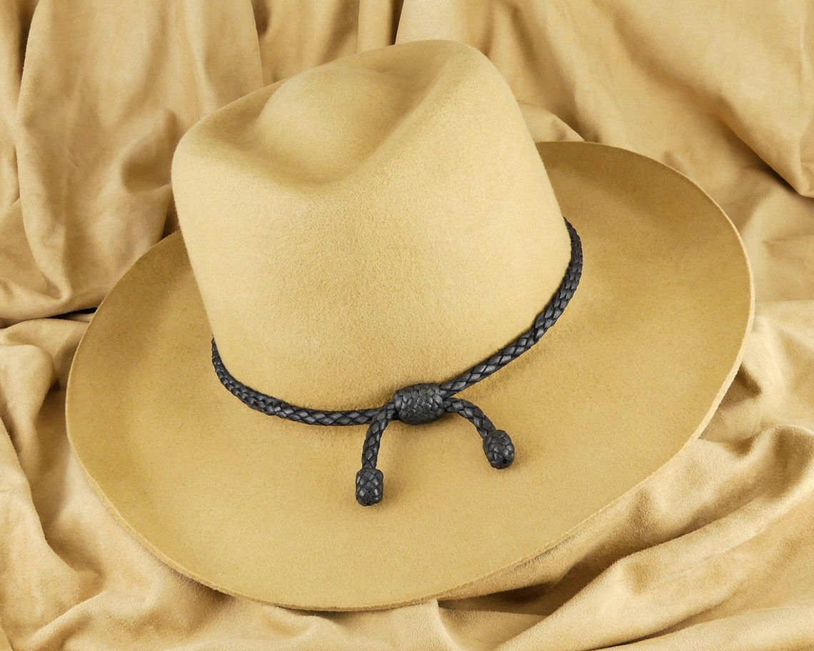 Leather cowboy hat band Handmade western hat bands Etsy