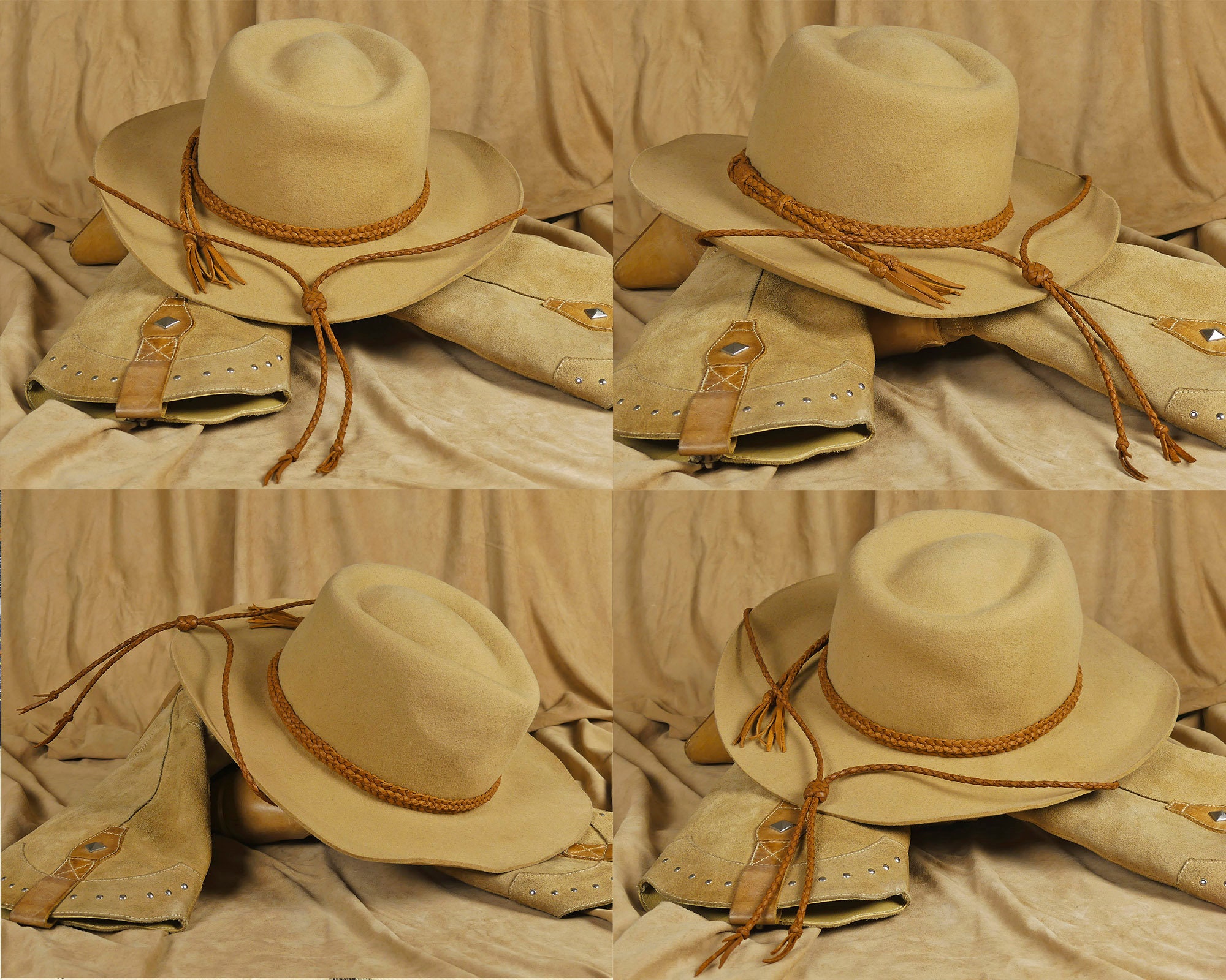 Leather Cowboy Hat Chin Strap Etsy UK