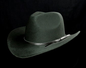 Western leather hat band, Panama hat band,