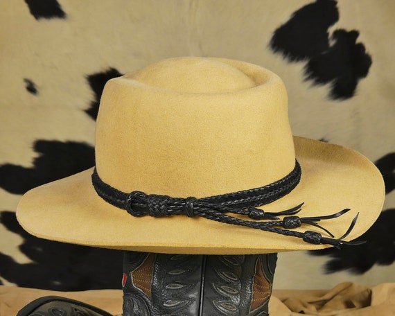 Leather Cowboy Hat Band, Handmade Western Hat Bands