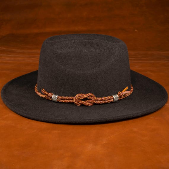 Fascia In Pelle Per Cappelli – Regolabile Per Fedora, Cowboy, Paglia – Unisex - 6