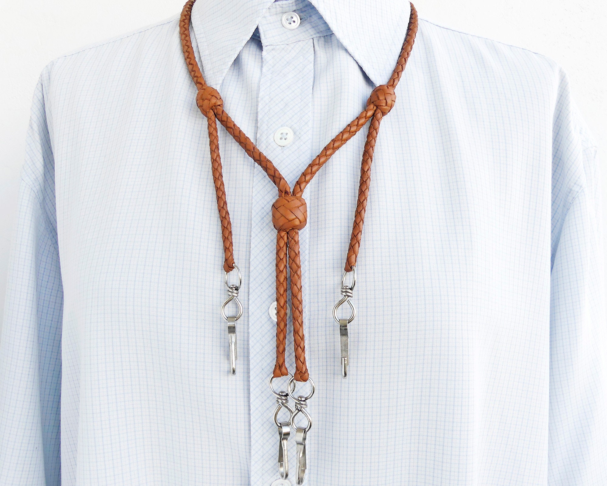 Braided Leather Duck Call Lanyard Leather Duck Hunting Etsy